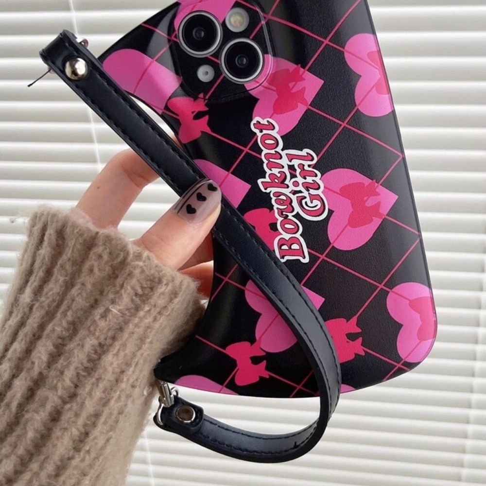 Black and Pink Iphone 13 Promax